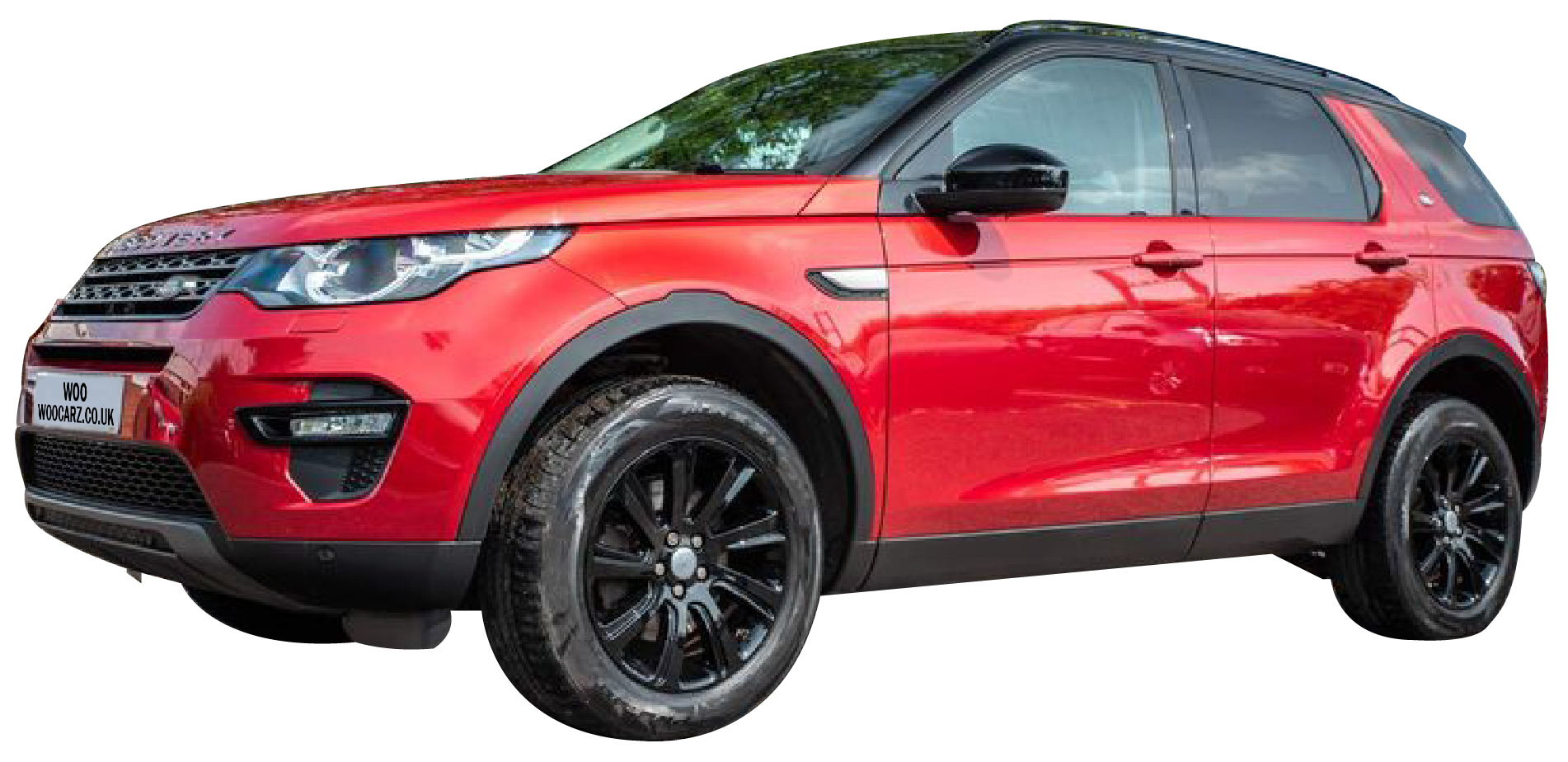 RED LAND ROVER DISCOVERY CAR