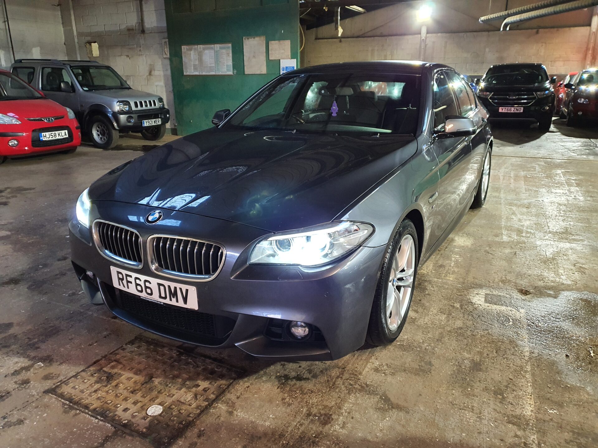 grey BMW MSPORT car